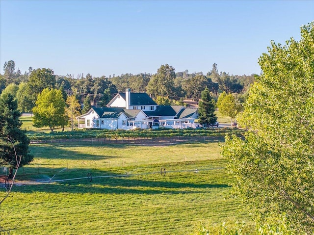 exterior space featuring a rural view