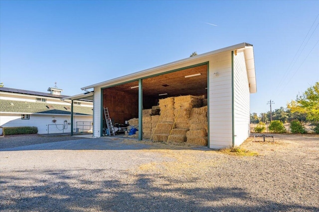 view of side of property