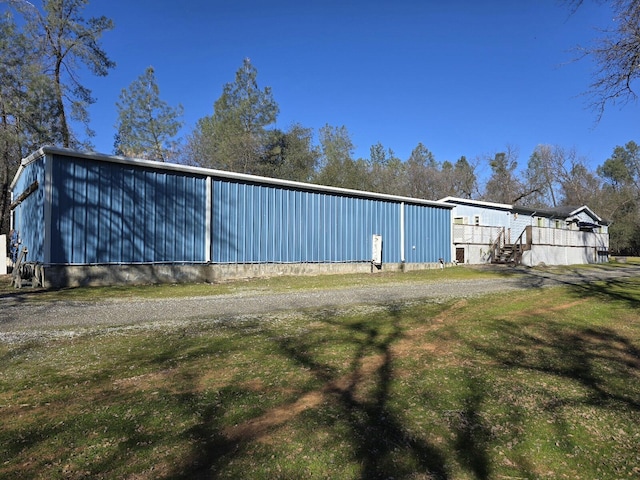 view of outdoor structure