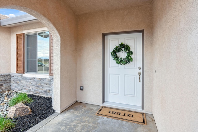 view of entrance to property