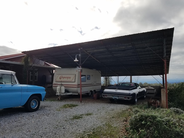 view of parking