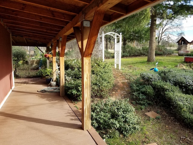 view of patio