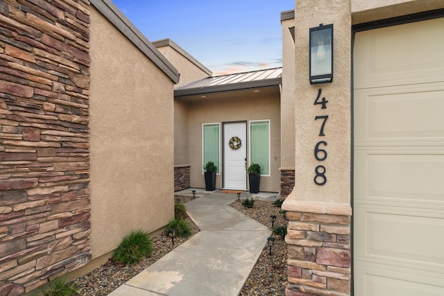 view of property entrance