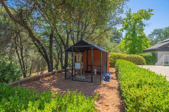 view of outbuilding