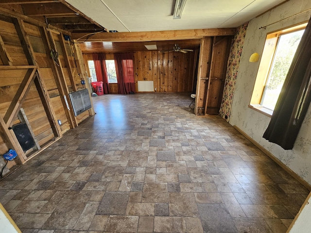 view of unfurnished living room