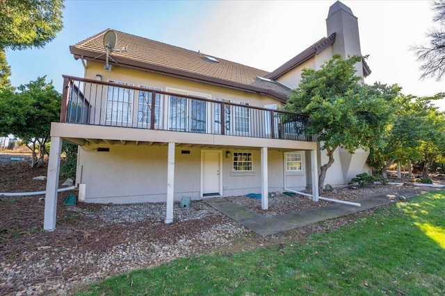 view of rear view of house