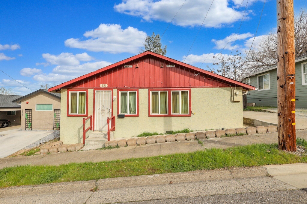 view of bungalow-style home