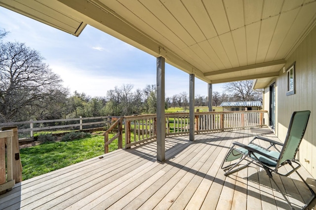 view of deck