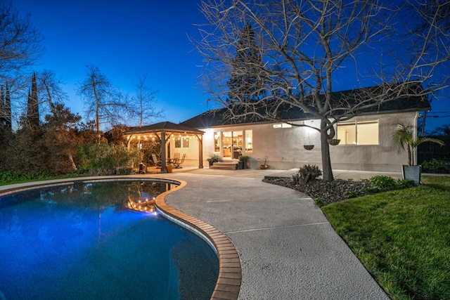 pool featuring a patio