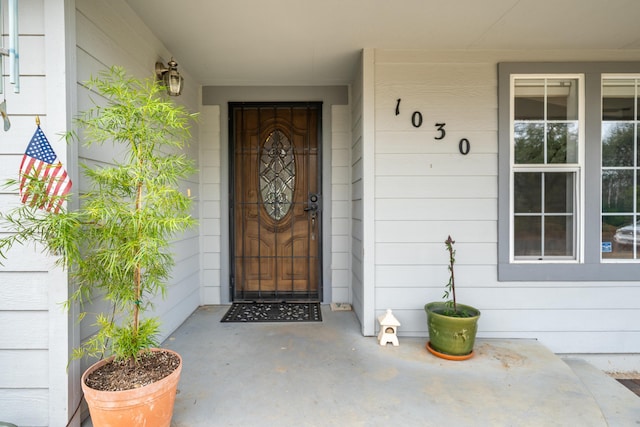 view of property entrance