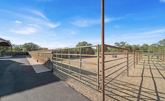 view of stable