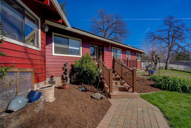 view of front of home