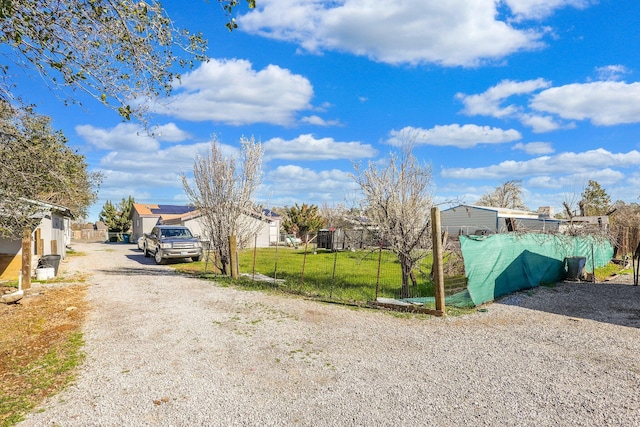 view of road featuring driveway