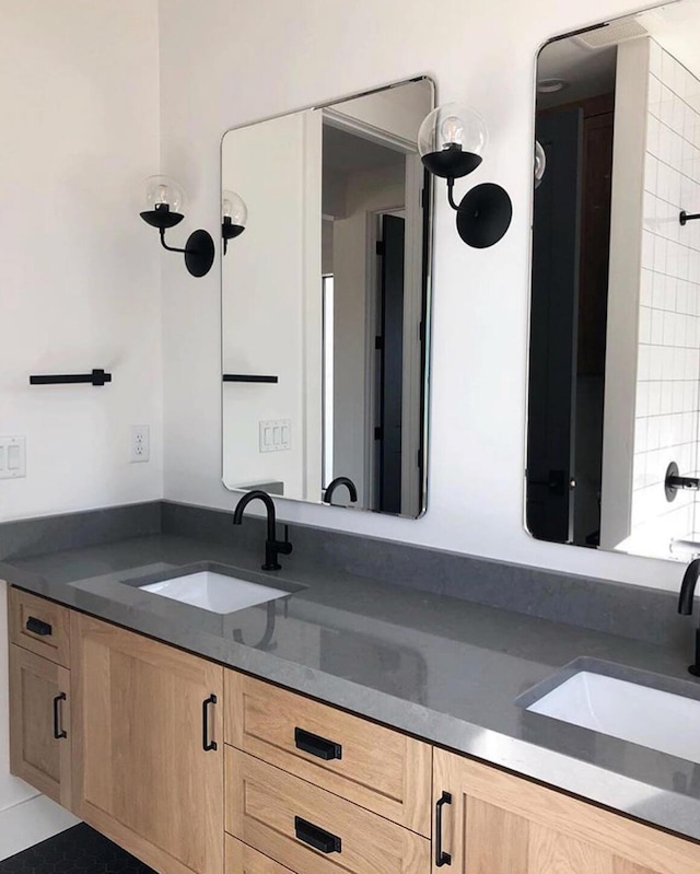 10156 Victoria Dr, Redding, CA 96001 - bathroom featuring double vanity and a sink