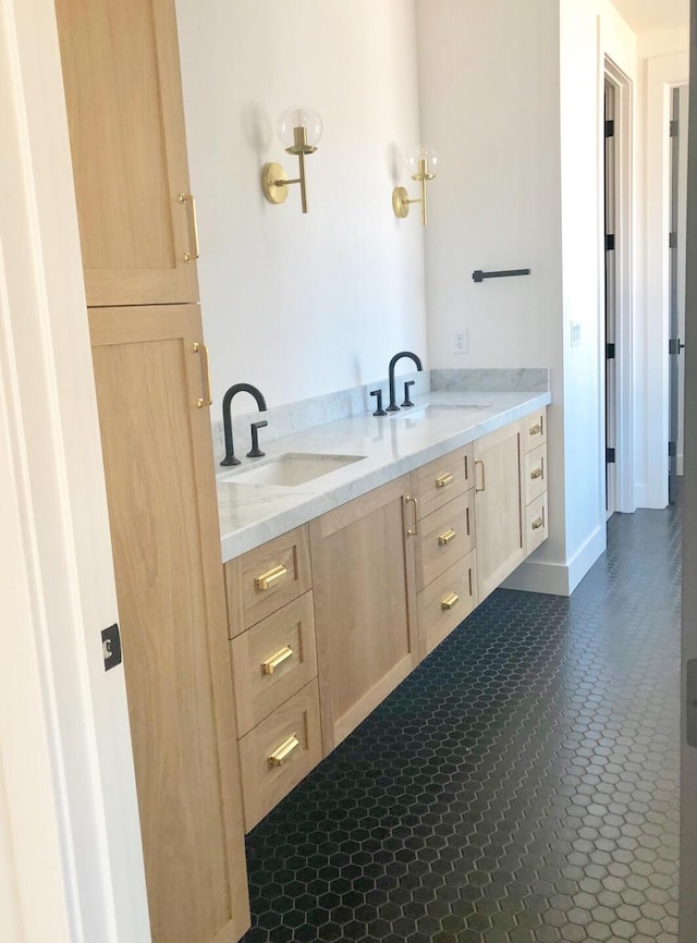 10156 Victoria Dr, Redding, CA 96001 - full bathroom featuring tile patterned flooring and a sink