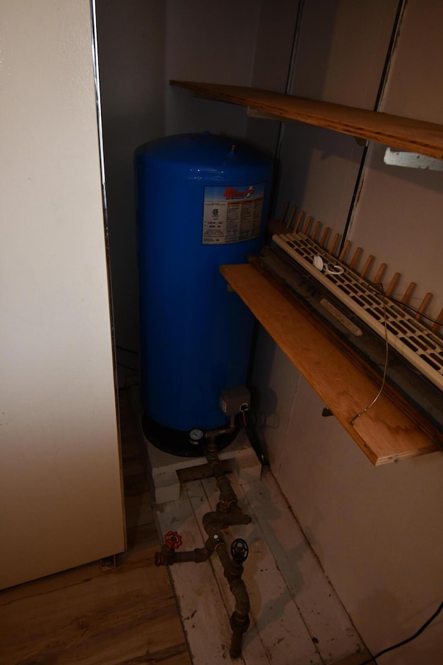 view of utility room