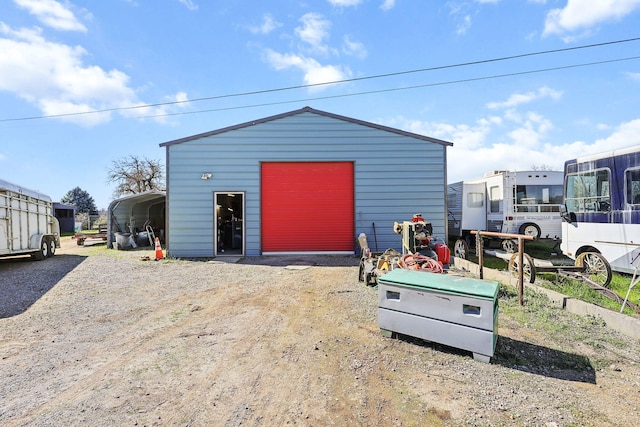 view of outbuilding with an outdoor structure