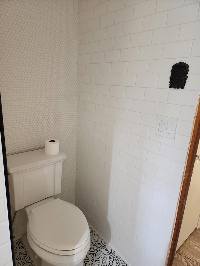 bathroom with toilet