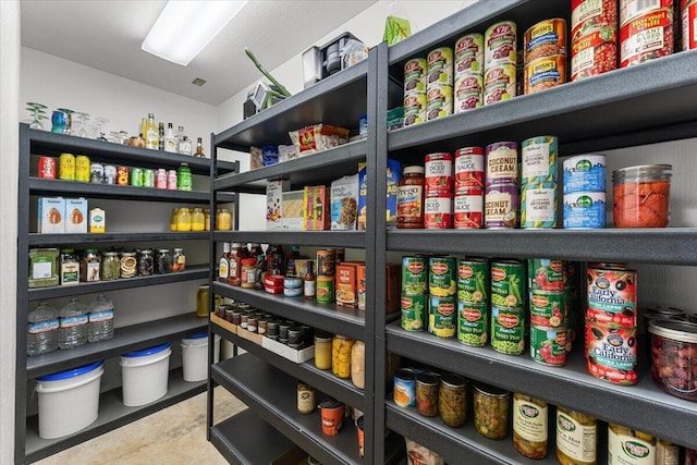 view of pantry