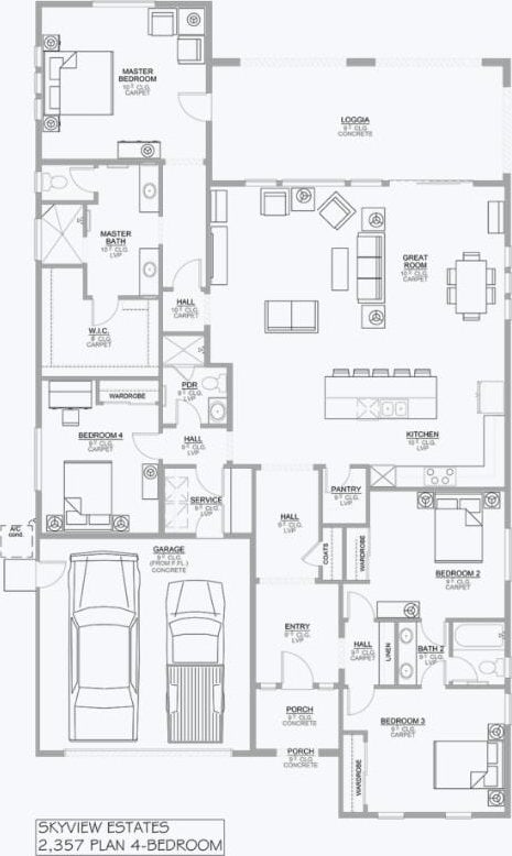 20038 Pride Mountain Ct, Anderson, CA 96007 - plan