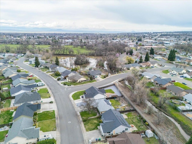 drone / aerial view featuring a residential view