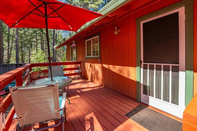 view of deck