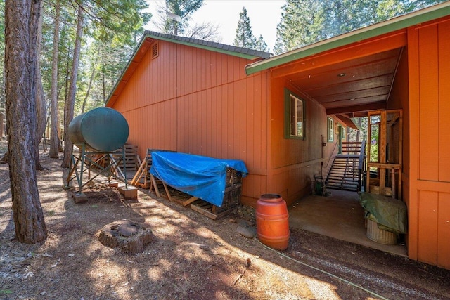 view of home's exterior