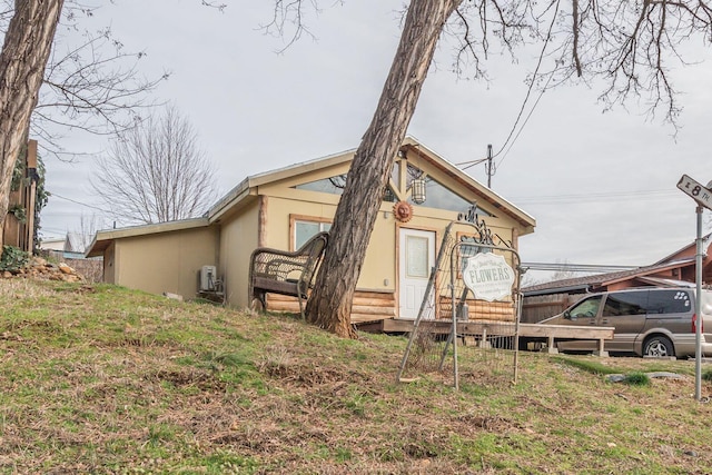 view of back of property