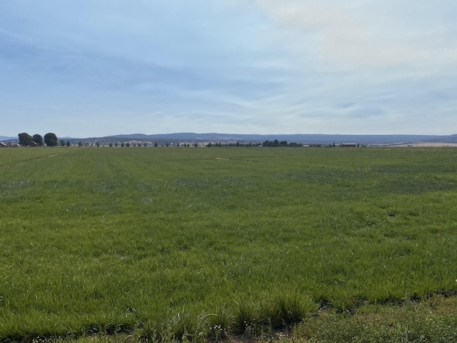 view of landscape featuring a rural view