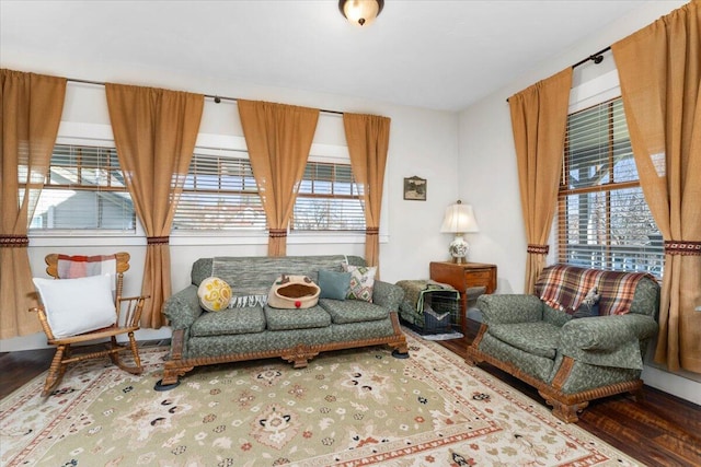 24894 Long St, Fall River Mills, CA 96028 - sitting room featuring plenty of natural light and wood finished floors