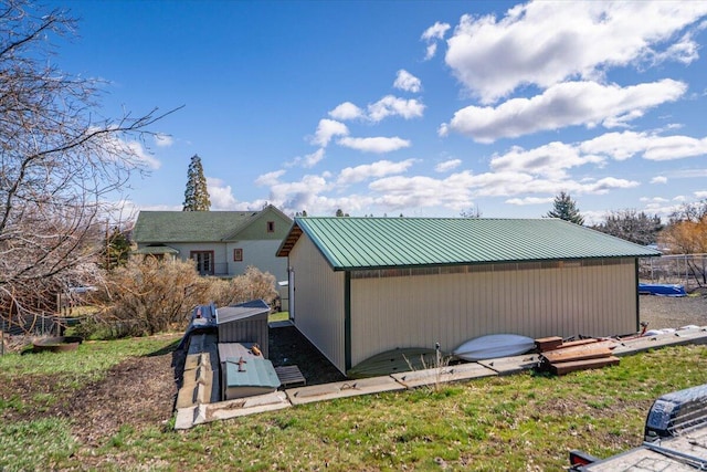 24894 Long St, Fall River Mills, CA 96028 - back of property with metal roof
