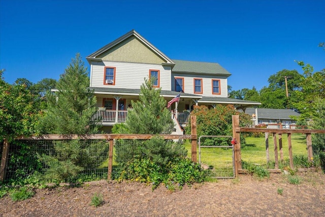 24894 Long St, Fall River Mills, CA 96028 - victorian-style house featuring a porch