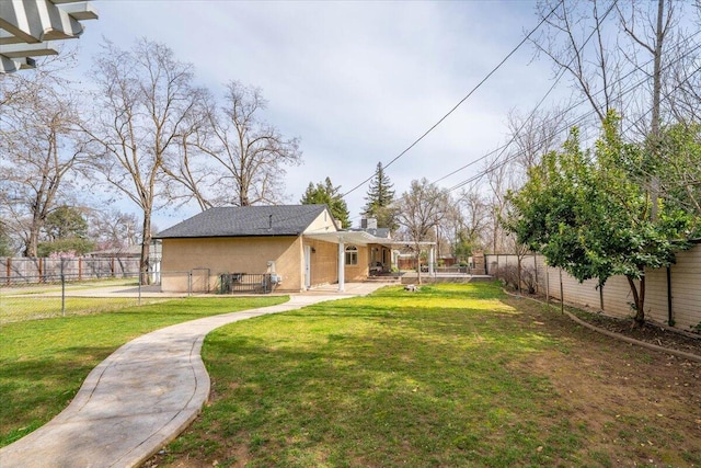 6040 Hornbeck Ln, Anderson, CA 96007 - view of yard with a fenced backyard