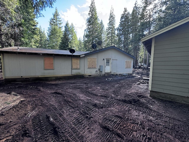 view of rear view of property