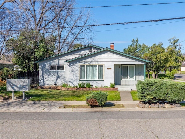 bungalow with a chimney