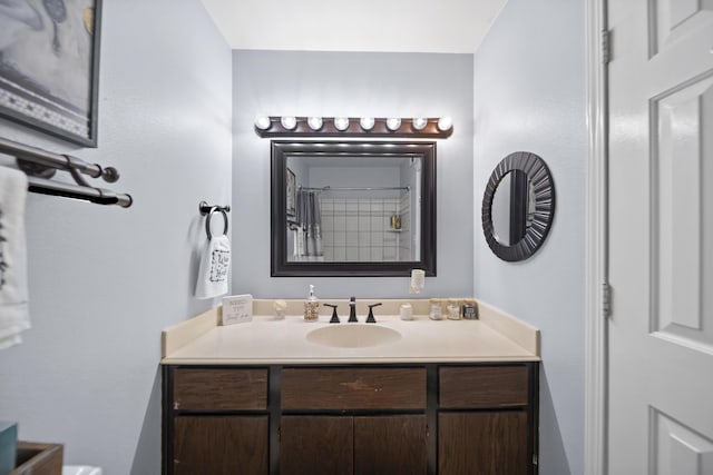 7100 Aldo Way, Anderson, CA 96007 - bathroom with vanity and curtained shower