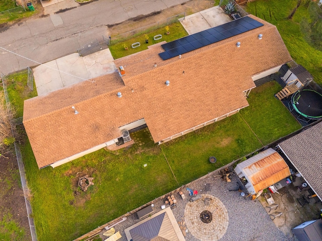 drone / aerial view