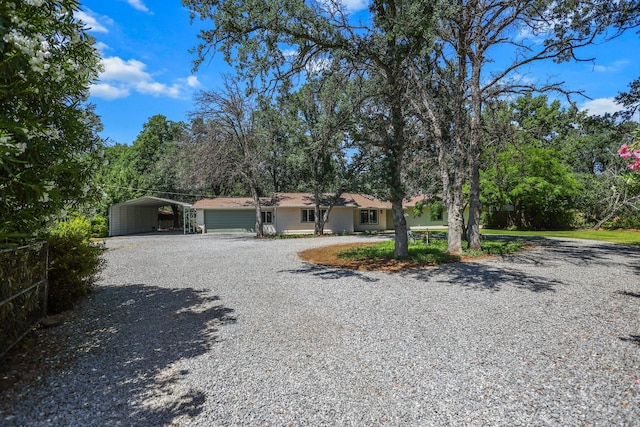 20190 Lupine Dr, Redding, CA 96002 - view of front of property with driveway and a carport