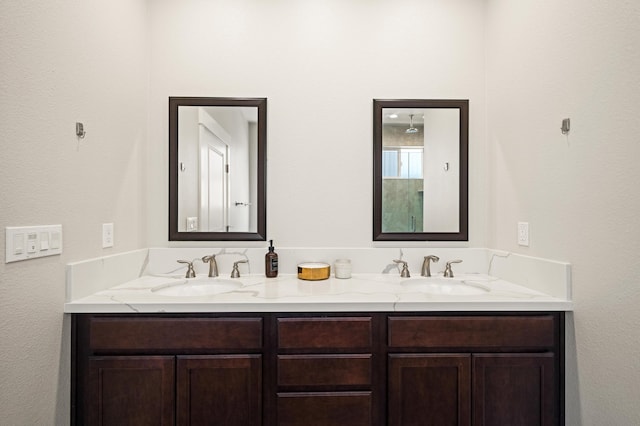 4461 Risstay Way, Shasta Lake, CA 96019 - bathroom with double vanity and a sink