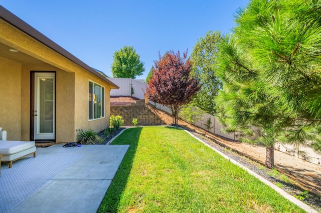 4461 Risstay Way, Shasta Lake, CA 96019 - view of yard featuring a patio and a fenced backyard