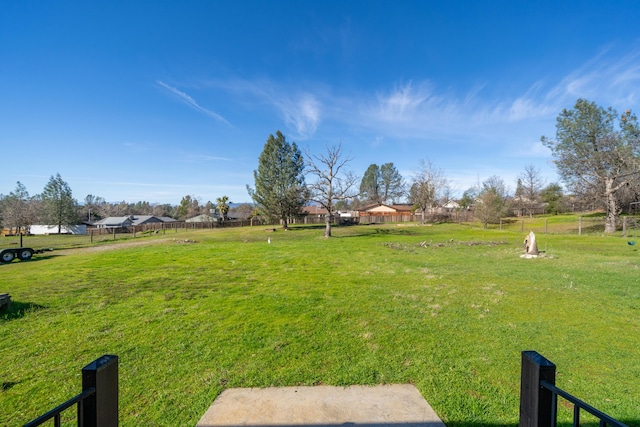 1200 Lema Rd, Redding, CA 96003 - view of yard with fence