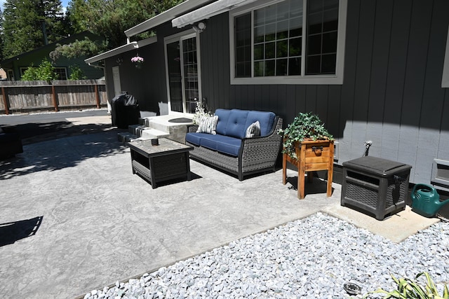 37105 Sapphire Rd, Burney, CA 96013 - view of patio / terrace featuring an outdoor hangout area