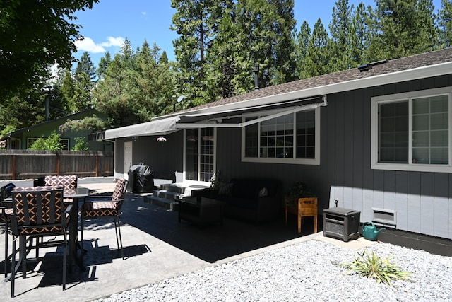 37105 Sapphire Rd, Burney, CA 96013 - view of patio / terrace with an outdoor hangout area