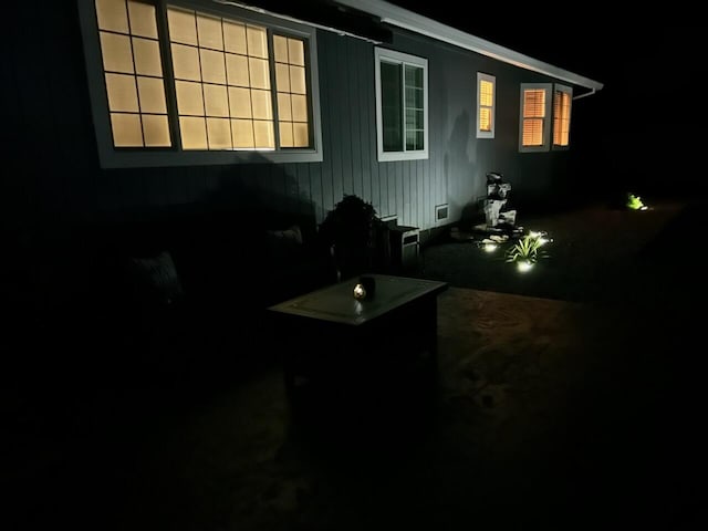 37105 Sapphire Rd, Burney, CA 96013 - property exterior at twilight featuring a patio