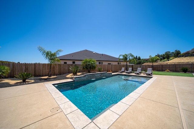 819 Bellagio Ter, Redding, CA 96003 - view of swimming pool featuring a fenced backyard and a patio