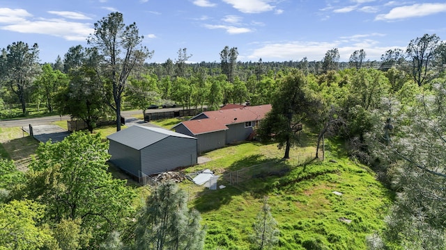 17622 China Gulch Dr, Anderson, CA 96007 - birds eye view of property featuring a wooded view