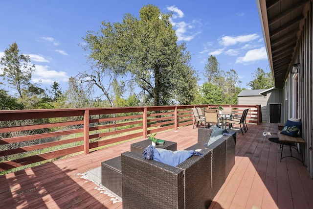 17622 China Gulch Dr, Anderson, CA 96007 - view of wooden terrace