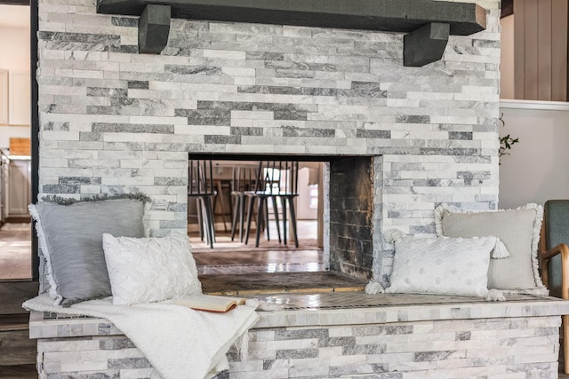 17622 China Gulch Dr, Anderson, CA 96007 - room details with a multi sided fireplace