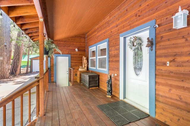 view of deck