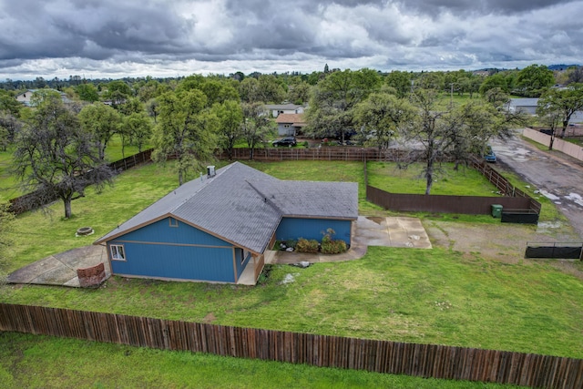 drone / aerial view